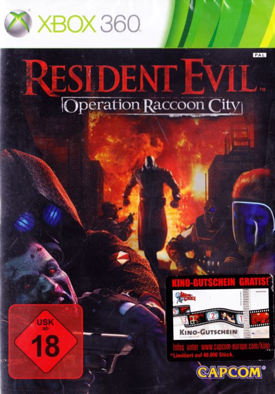 Resident Evil: Operation Raccoon City box art for Xbox 360